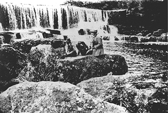 The picnic at Lodden Falls